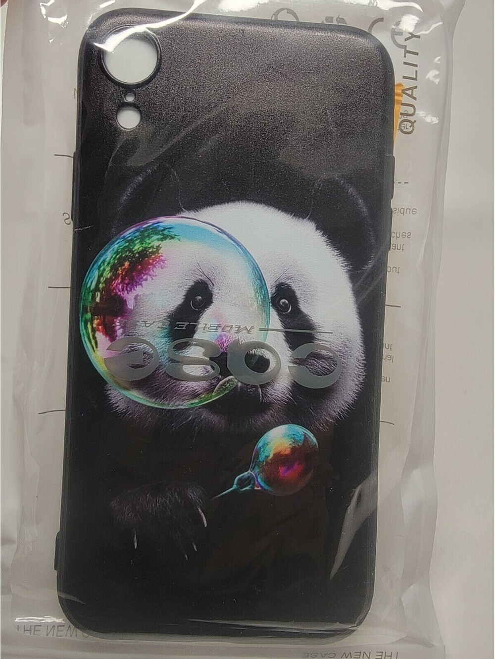 For Iphone Xr Panda Blowing Bubble Case